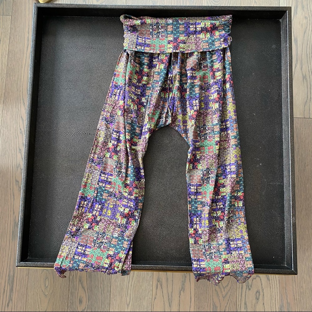 Colorful Patterned Harem Pants